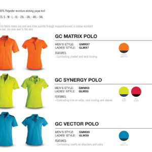 Ladies Synergy Polo - Red/Black - End Of Range