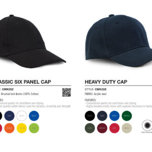 Classic Six Panel Cap - Orange - End Of Range