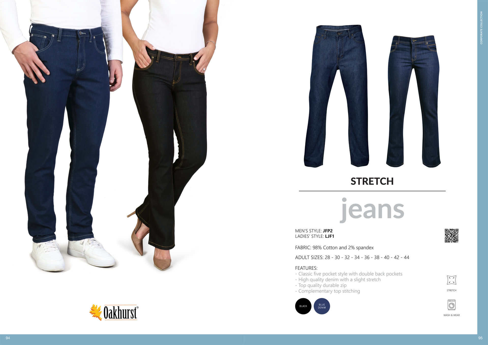 Men's Stretch Jeans - 5 pocket