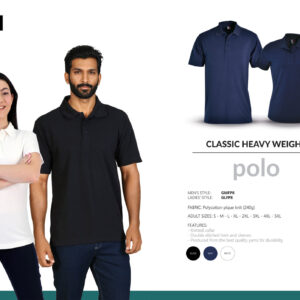 240g Ladies Classic Heavy Weight Polo