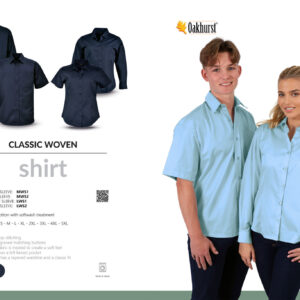 Ladies Classic Woven Shirt Long Sleeve