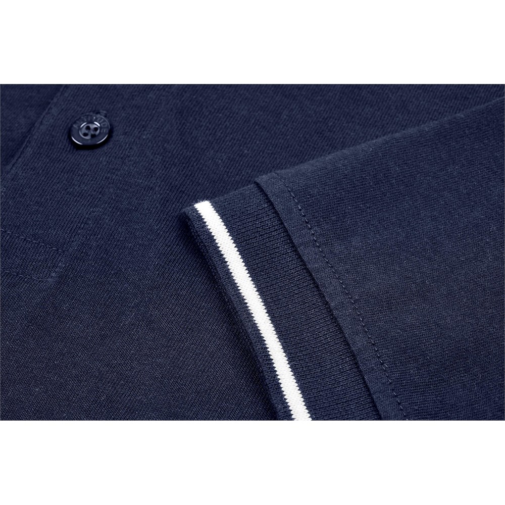 Mens Ash Golf Shirt - Navy - Image 2