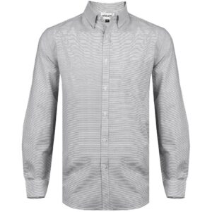 Mens Long Sleeve Earl Shirt - Grey