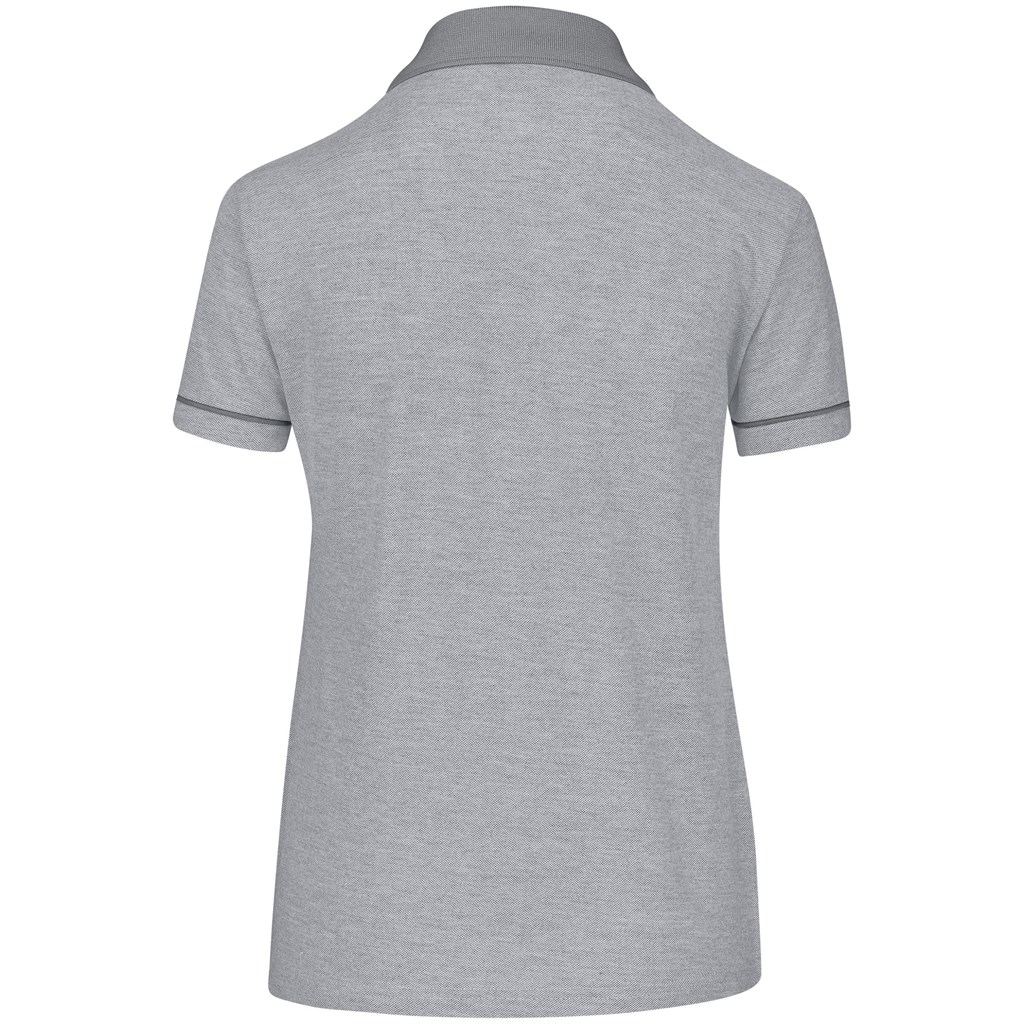 Ladies Verge Golf Shirt - Light Grey - Image 3