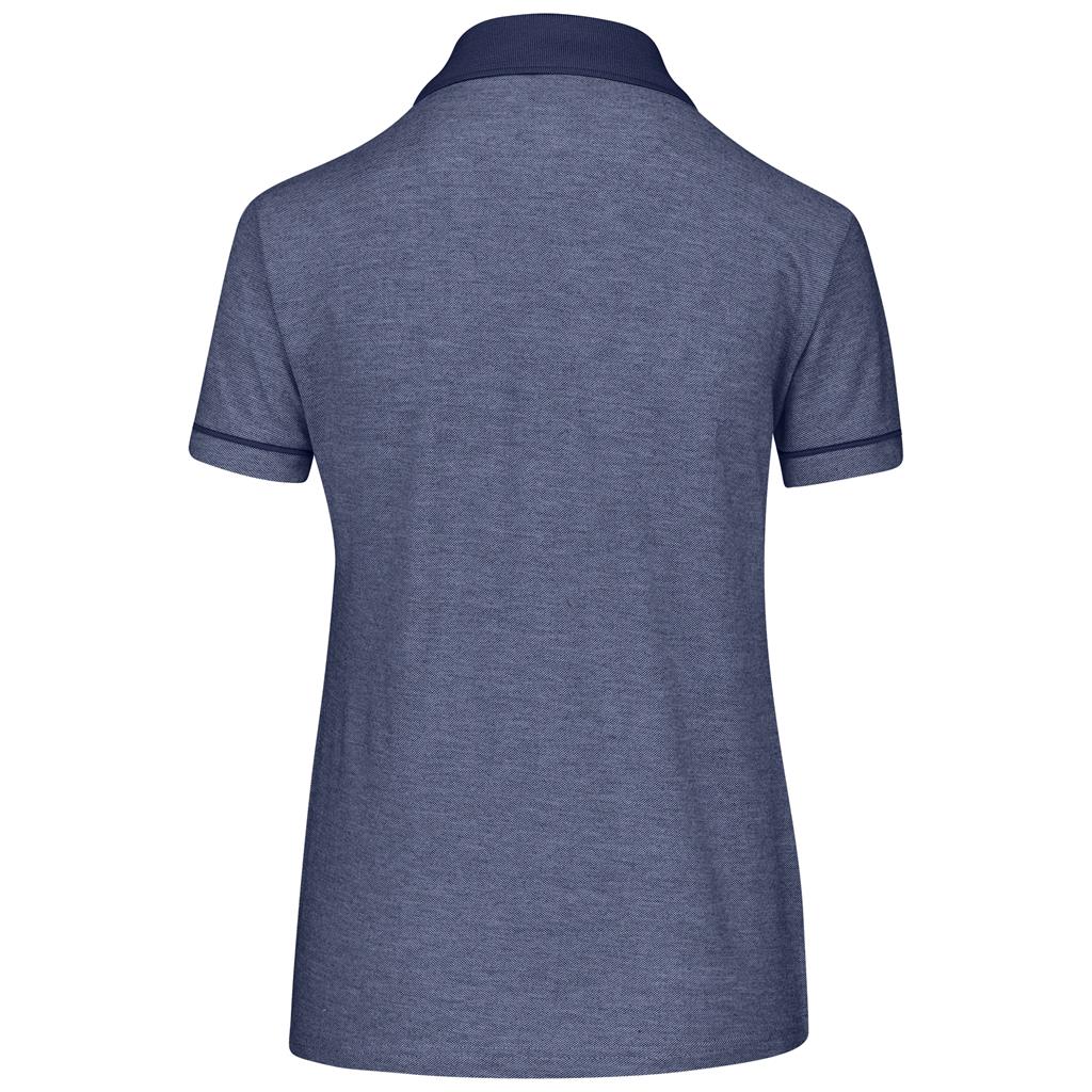 Ladies Verge Golf Shirt - Navy - Image 3