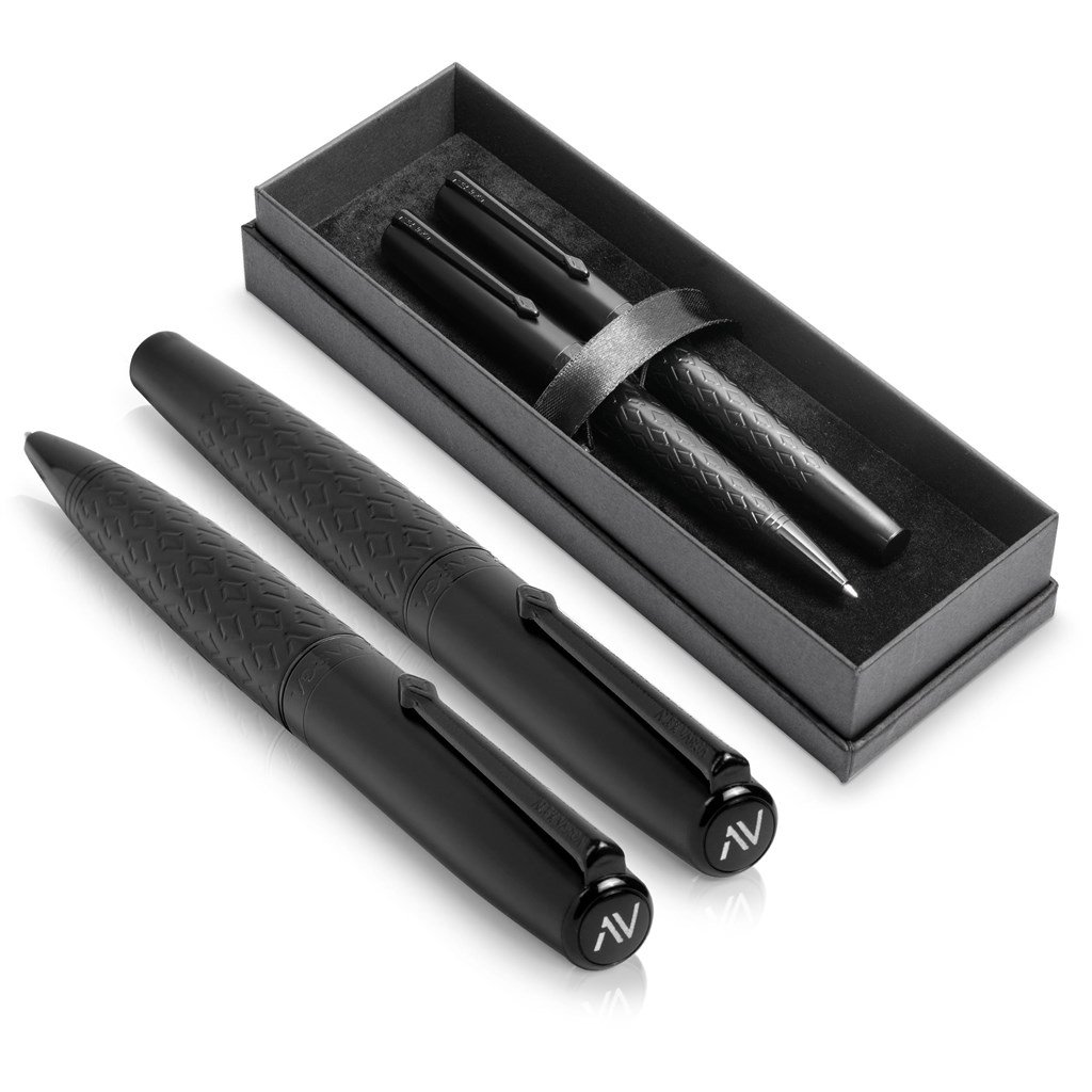 Alex Varga Galexia Ball Pen & Rollerball Set - Image 3