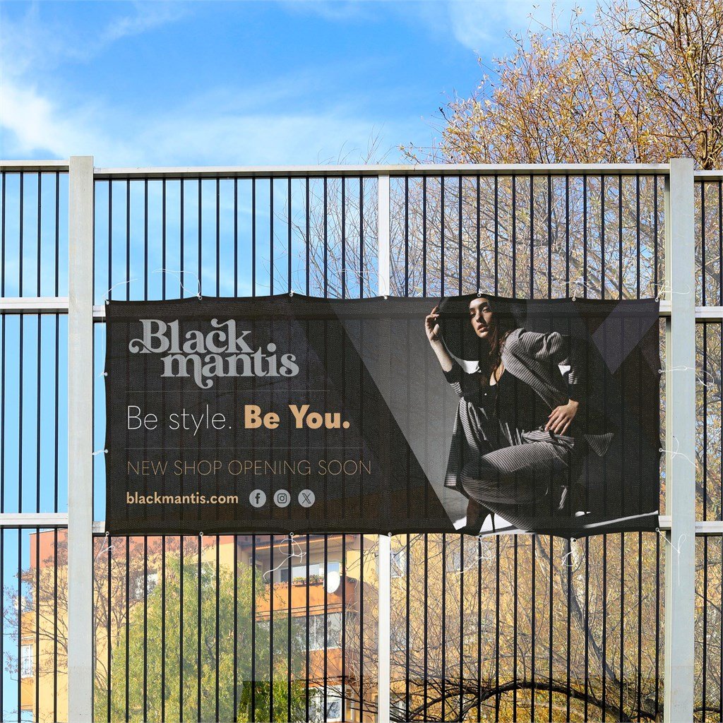 Sublimated Airtex Fabric Fence Banner 3 m x 1.2m - Image 4