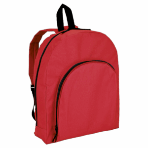 Backpack with Arched Front Pocket 600D