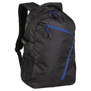 Backpack With Curved Contrast Zip
