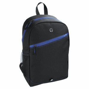 Backpack With Contrast Colour Diagonal Zip
