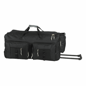 Dual Front Pocket Rolling Travel Duffel