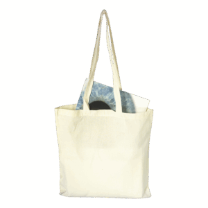 Cotton Shopper with Long Handles