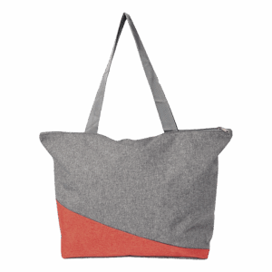 Melange Shopper With Colour Accent