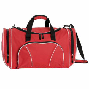 Sports Bag with White Piping
