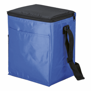 12 Can Cooler with 2 Exterior Pockets 70D PEVA Lining