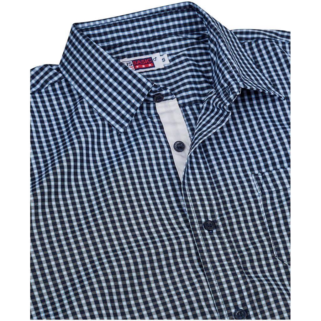 Ladies Long Sleeve Kenton Shirt - Navy - Image 3