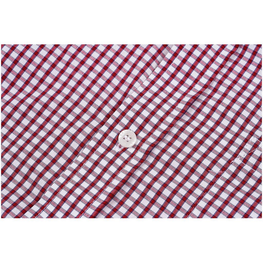 Ladies Long Sleeve Kenton Shirt - Red - Image 4