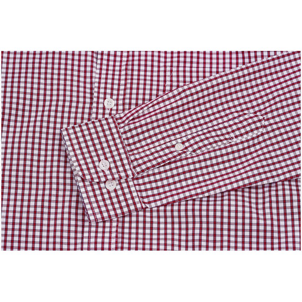 Ladies Long Sleeve Kenton Shirt - Red - Image 2