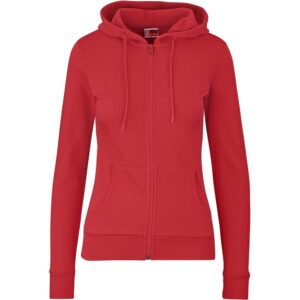 Ladies Bravo Hooded Sweater - Red