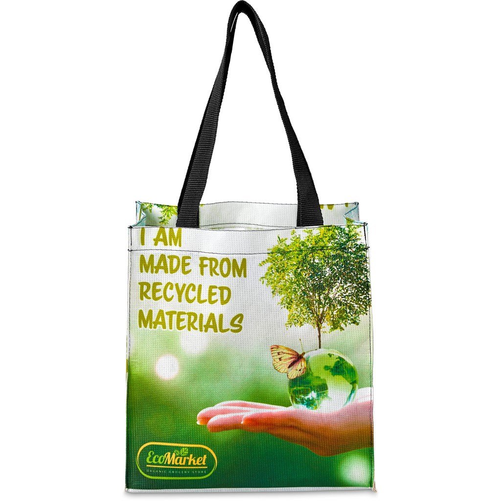 Hoppla Gateway Recycled PET Stitch-Bond Shopper - Image 5