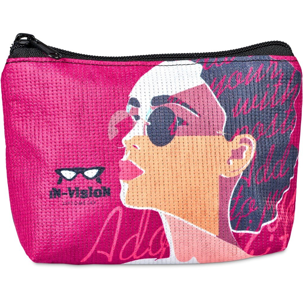 Hoppla Leanne Recycled PET Stitch-Bond Mini Toiletry Bag - Image 6
