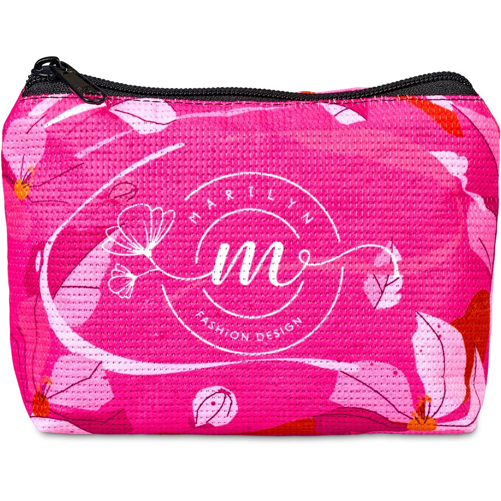 Hoppla Leanne Recycled PET Stitch-Bond Mini Toiletry Bag - Image 9