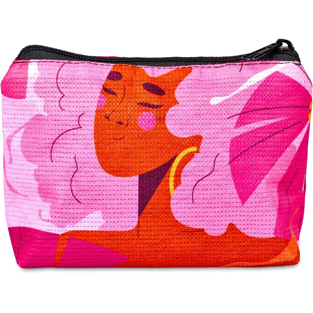 Hoppla Leanne Recycled PET Stitch-Bond Mini Toiletry Bag - Image 10