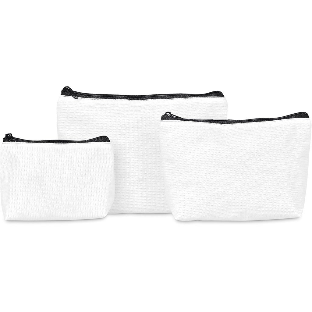 Hoppla Leanne Recycled PET Stitch-Bond Mini Toiletry Bag - Image 2