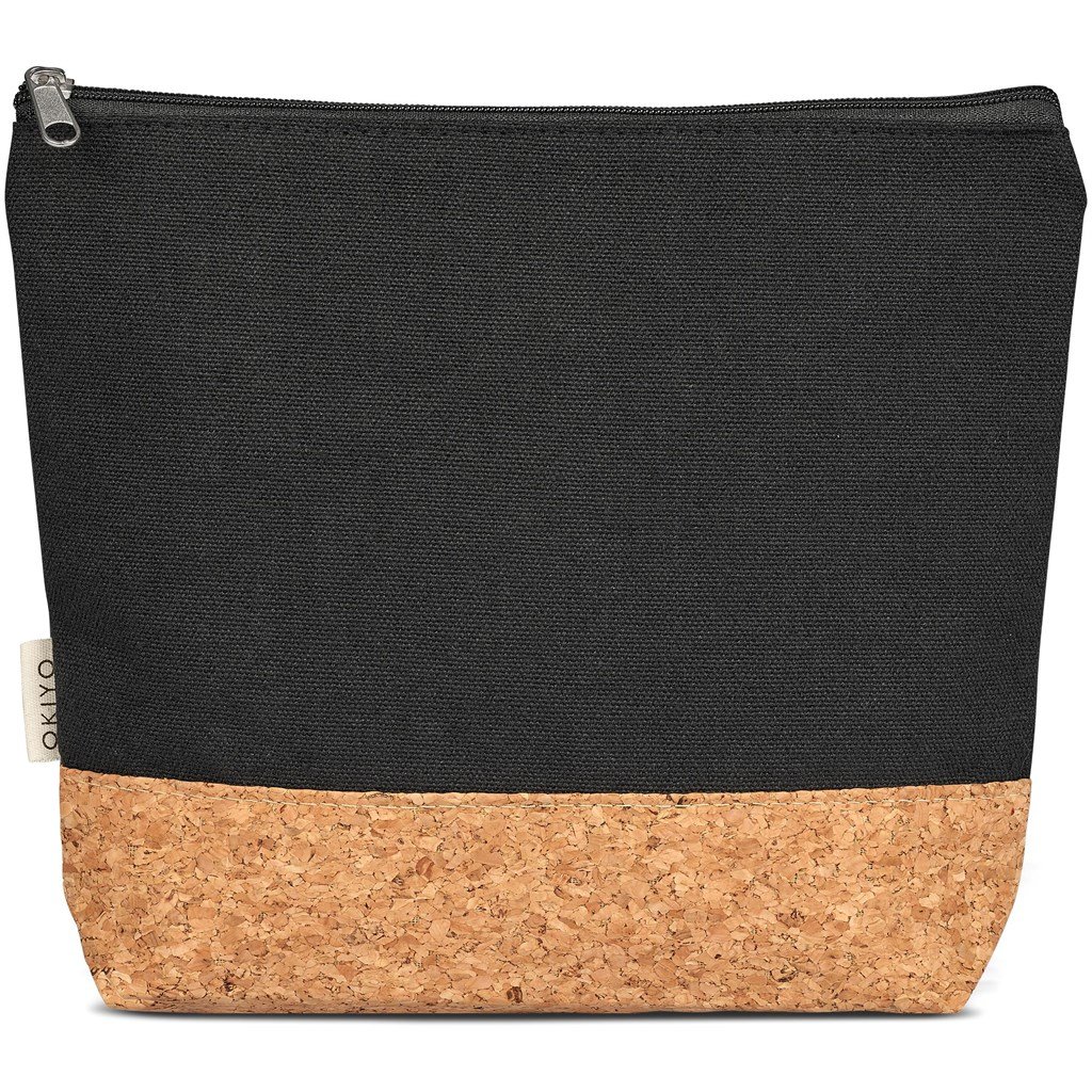 Okiyo Koruku Cork & Cotton Cosmetic Bag - Image 4