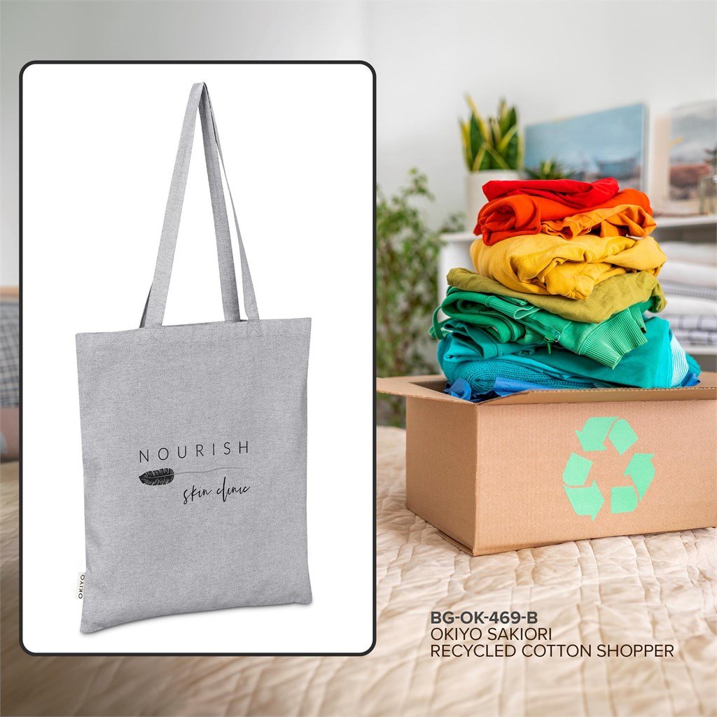 Okiyo Sakiori Recycled Cotton Shopper - Image 4