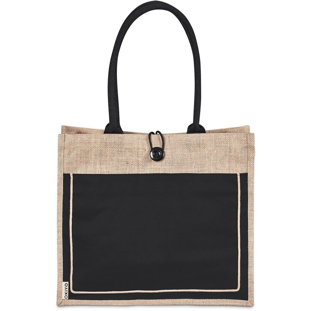 Okiyo Umi Jute & Cotton Tote - Image 2