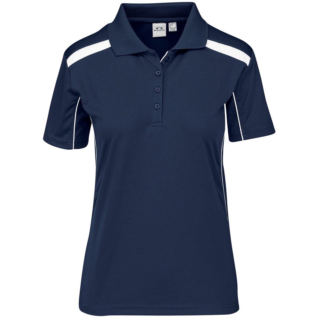 Ladies United Golf Shirt - Navy - Image 3