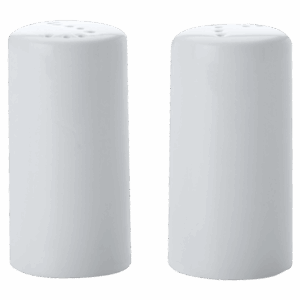 White Basics Cylindrical Salt & Pepper