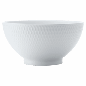 White Basics Diamonds Rice Bowl
