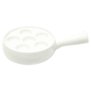 White Basics Escargot Dish