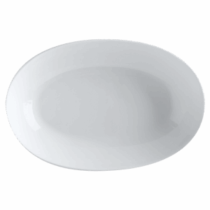 White Basics Oval Bowl