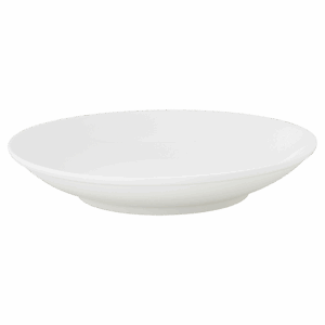 White Basics Shallow Bowl
