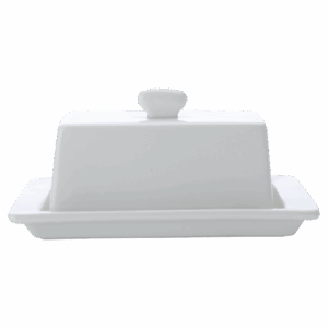 White Basics Square Covered Butter
