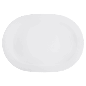 Arctic White Oval Platter
