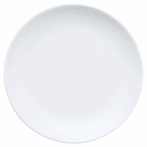 Arctic White Coupe Plate
