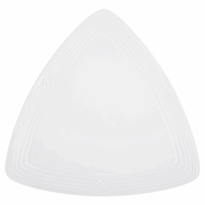 Arctic White Triangle Plate