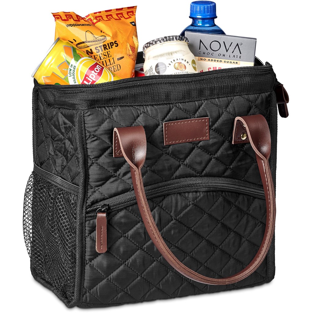 Kate Quilted 12-Can Lunch Cooler - Image 9