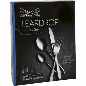 Teardrop 24 Piece Cutlery Set