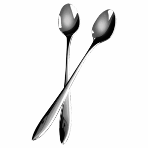 Teardrop 6 Piece Soda Spoon Set