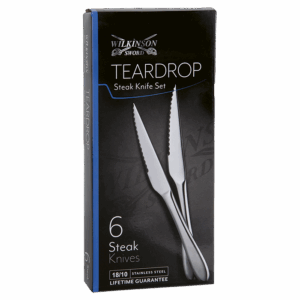 Teardrop 6 Piece Steak Knife Set