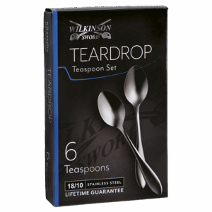 Teardrop 6 Piece Teaspoon Set