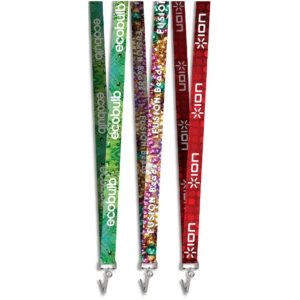 Altitude Crocodile Clip Double-Sided Sublimation Satin Lanyard
