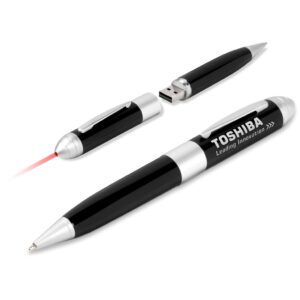 Kilobyte Flash Drive Pen & Laser Pointer - 8GB