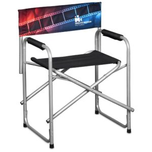Coated Steel Directors Chair