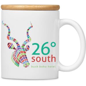 Okiyo Sozo Bamboo & Ceramic Sublimation Coffee Mug - 330ml
